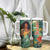 Black Woman Tropica Leaves Personalized Tumbler With Handle TS04 Print Your Wear