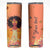 Lovely Black Woman Butterfly Personalized Skinny Tumbler TS04 Orange Print Your Wear