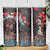 Black Woman Floral Quilling Art Skinny Tumbler TS04 Print Your Wear