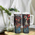 Black Woman Floral Quilling Art Tumbler With Handle TS04 Print Your Wear