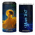 Black Woman Dancing In Starry Night 4 in 1 Can Cooler Tumbler TS04 One Size: 16 oz Blue Print Your Wear