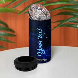 Black Woman Dancing In Starry Night 4 in 1 Can Cooler Tumbler TS04 Print Your Wear