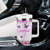 Butterfly Flowers Tumbler With Handle Personalized TS04 Print Your Wear