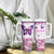 Butterfly Flowers Tumbler With Handle Personalized TS04 Print Your Wear