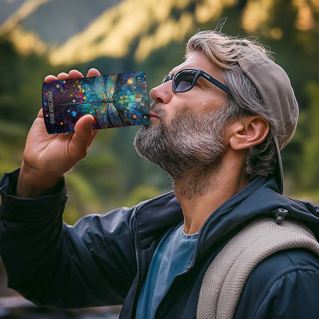 Dragonfly Colorful 4 in 1 Can Cooler Tumbler Personalized TS04 Print Your Wear