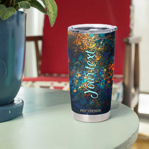 Dragonfly Colorful Tumbler Cup Personalized TS04 Print Your Wear