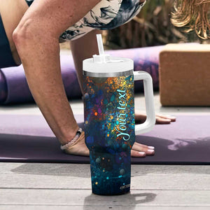 Dragonfly Colorful Tumbler With Handle Personalized TS04 Print Your Wear