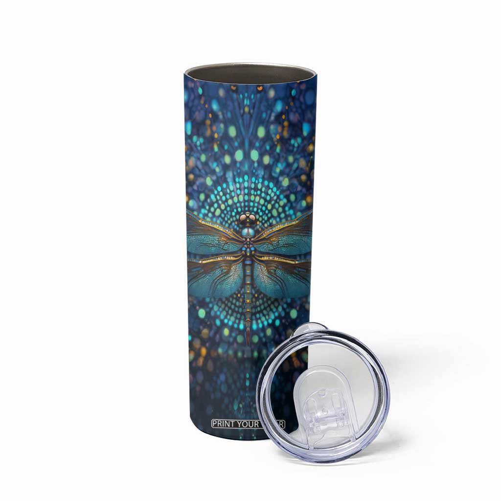 Dragonfly Lover Skinny Tumbler Personalized TS04 Print Your Wear