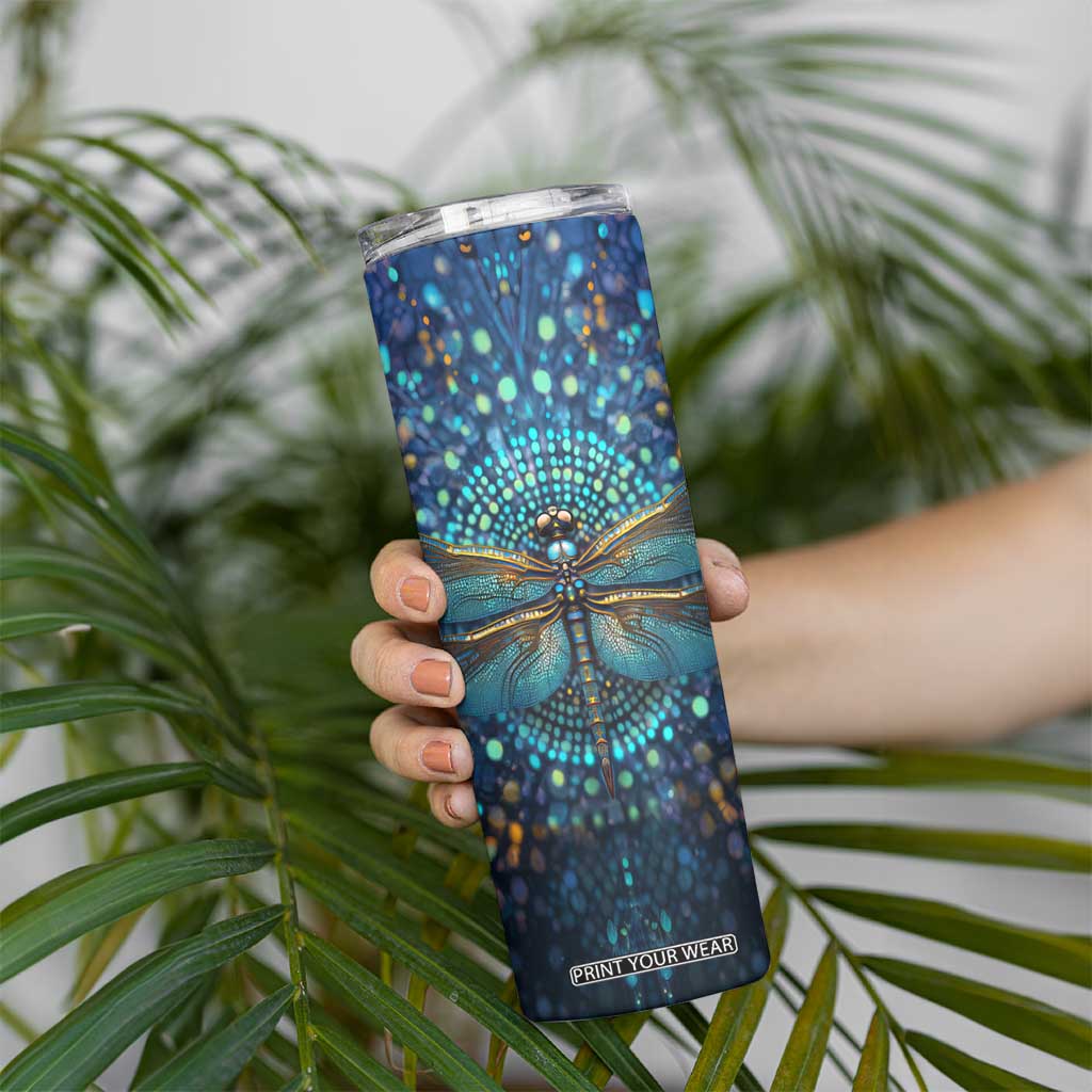 Dragonfly Lover Skinny Tumbler Personalized TS04 Print Your Wear