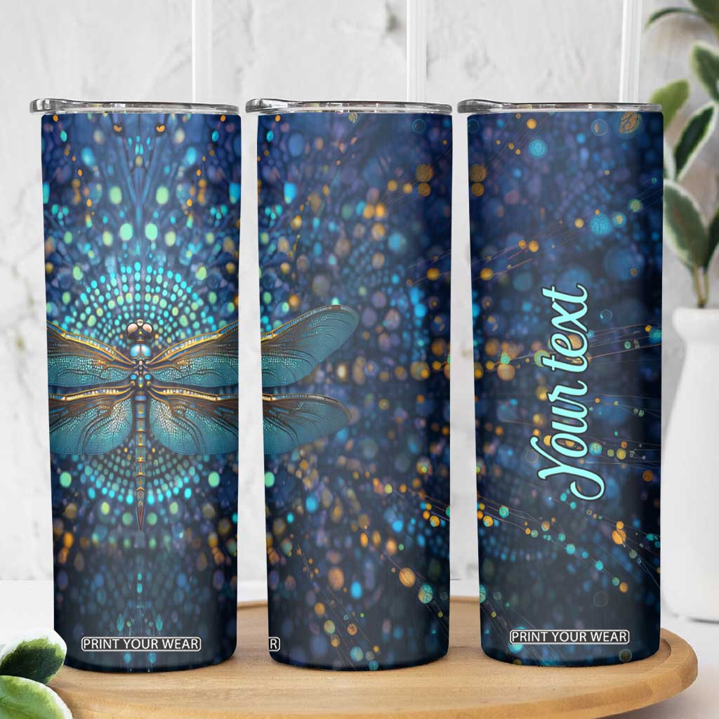 Dragonfly Lover Skinny Tumbler Personalized TS04 Print Your Wear
