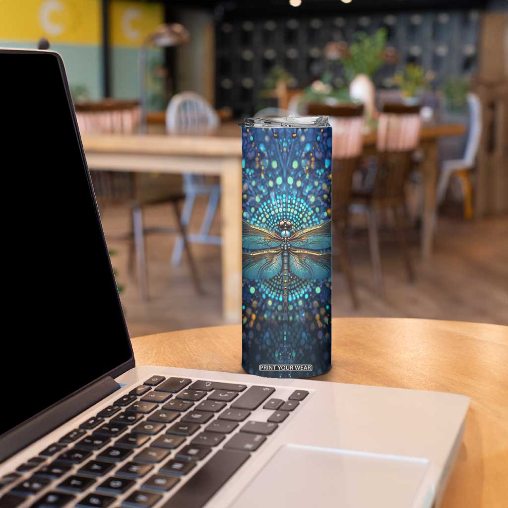 Dragonfly Lover Skinny Tumbler Personalized TS04 Print Your Wear