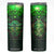 Dragonfly Emerald Crystal Mosaic Skinny Tumbler Personalized TS04 Multicolor Print Your Wear