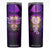 Dragonfly Colorful Glass Stained Skinny Tumbler Personalized TS04 Multicolor Print Your Wear
