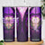 Dragonfly Colorful Glass Stained Skinny Tumbler Personalized TS04 Print Your Wear