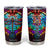 Dragonfly Colorful Crystal Mosaic Tumbler Cup Personalized TS04 Multicolor Print Your Wear