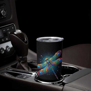 Colorful Dragonfly Crystal Tumbler Cup Personalized TS04 Print Your Wear