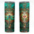 Dragonfly Chrysoprase Crystal Mosaic Skinny Tumbler Personalized TS04 Multicolor Print Your Wear