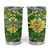 Dragonfly Chrysolite Crystal Mosaic Tumbler Cup Personalized TS04 Multicolor Print Your Wear