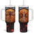 Dragonfly Carnelian Crystal Mosaic Tumbler With Handle Personalized TS04 One Size: 40 oz Multicolor Print Your Wear