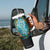 Dragonfly Aquamarine Crystal Mosaic Tumbler With Handle Personalized TS04 Print Your Wear