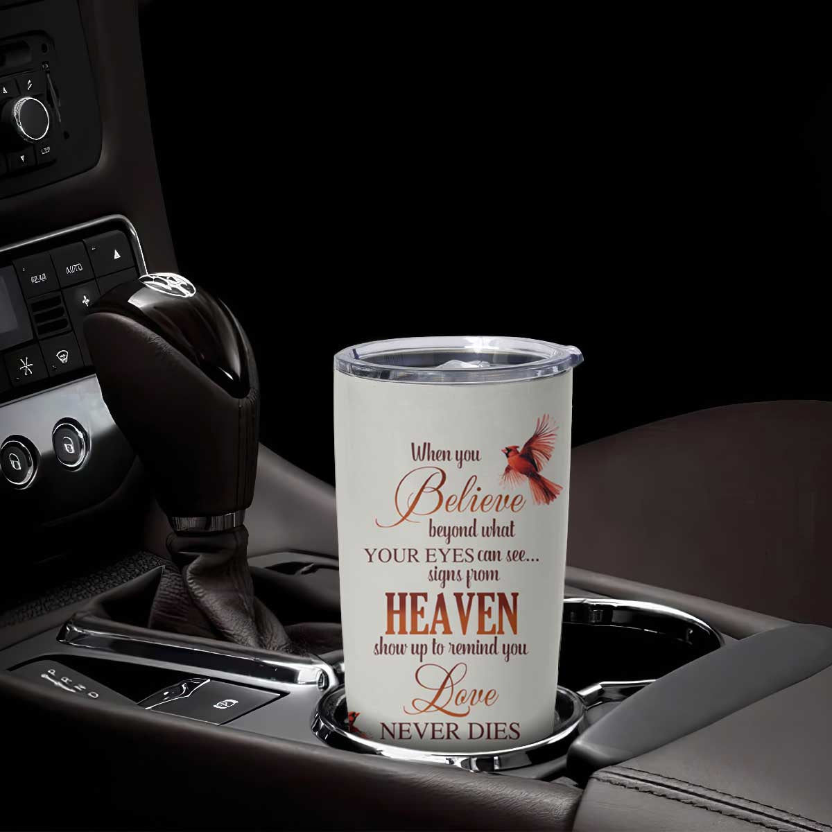 Cardinal Bird In Heaven Tumbler Cup Personalized TS04 Print Your Wear