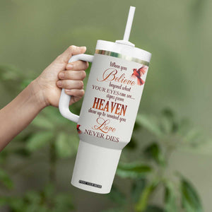 Cardinal Bird In Heaven Tumbler With Handle Personalized TS04 Print Your Wear