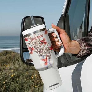 Cardinal Bird In Heaven Tumbler With Handle Personalized TS04 Print Your Wear