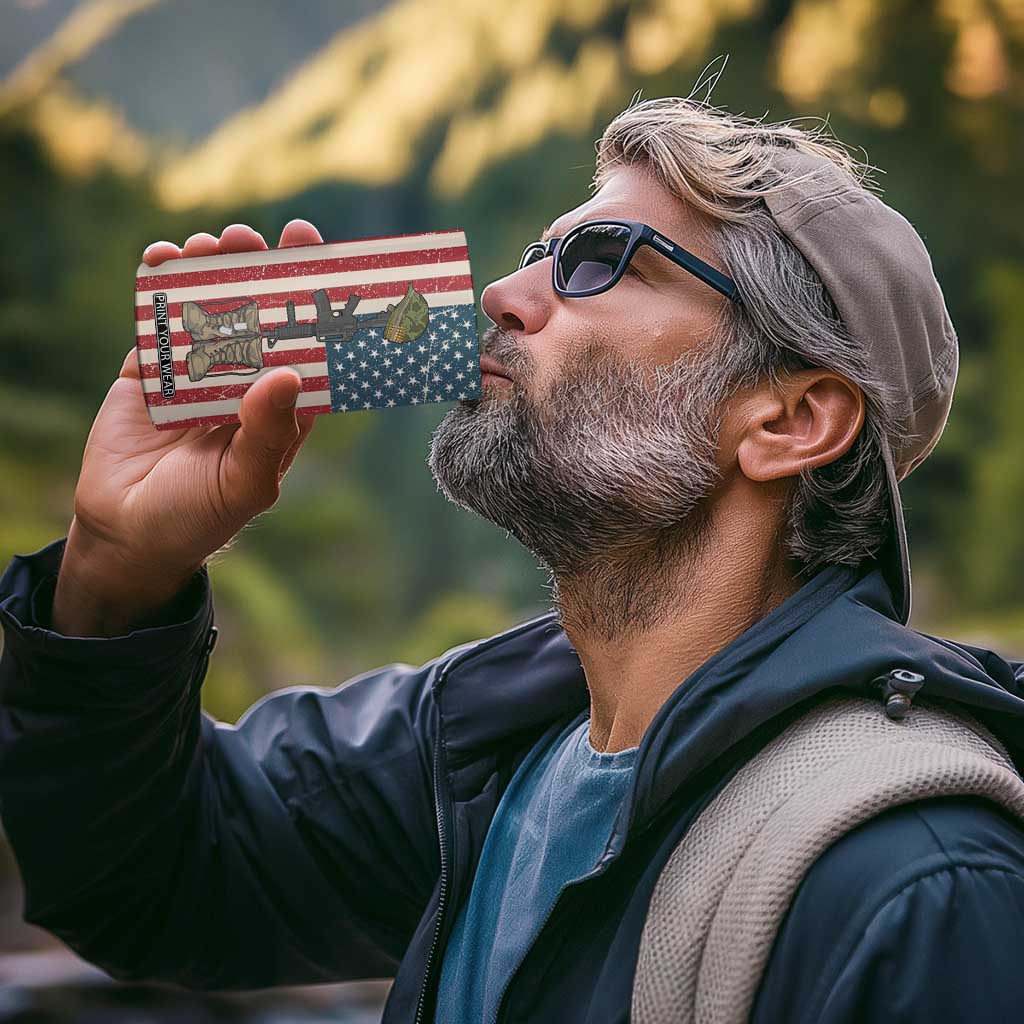 Veteran Army Boot 4 in 1 Can Cooler Tumbler Personalized TS04 Print Your Wear