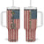 Veteran Army Boot Tumbler With Handle Personalized TS04 One Size: 40 oz Multicolor Print Your Wear