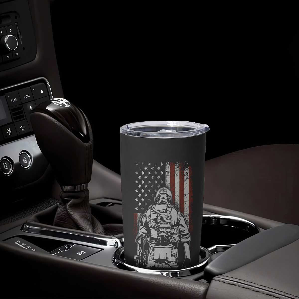 Veteran Proud Tumbler Cup Personalized TS04 Print Your Wear