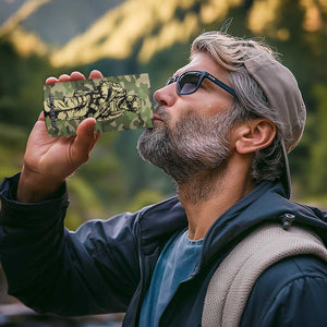 Veteran Camouflage 4 in 1 Can Cooler Tumbler Personalized TS04 Print Your Wear