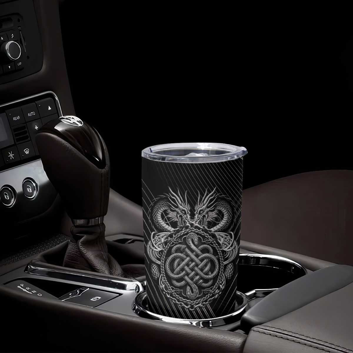 Viking Winged Dragon Tumbler Cup Personalized TS04 Print Your Wear