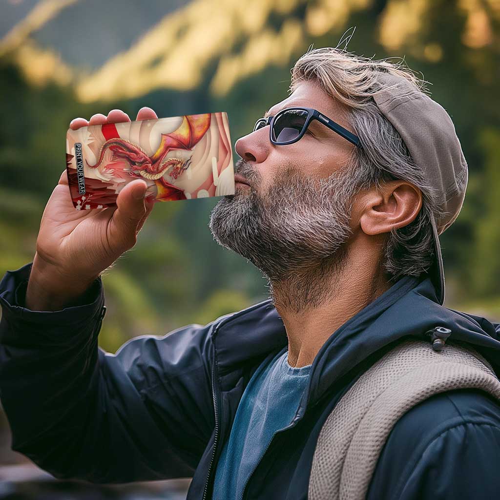 Dragon Quiling Paper 4 in 1 Can Cooler Tumbler Personalized TS04 Print Your Wear