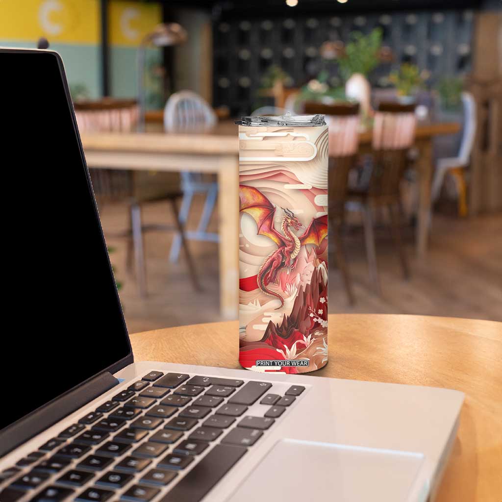 Dragon Quiling Paper Skinny Tumbler Personalized TS04 Print Your Wear