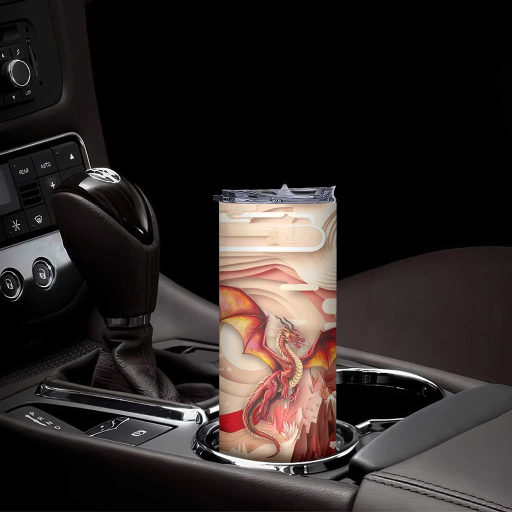Dragon Quiling Paper Skinny Tumbler Personalized TS04 Print Your Wear