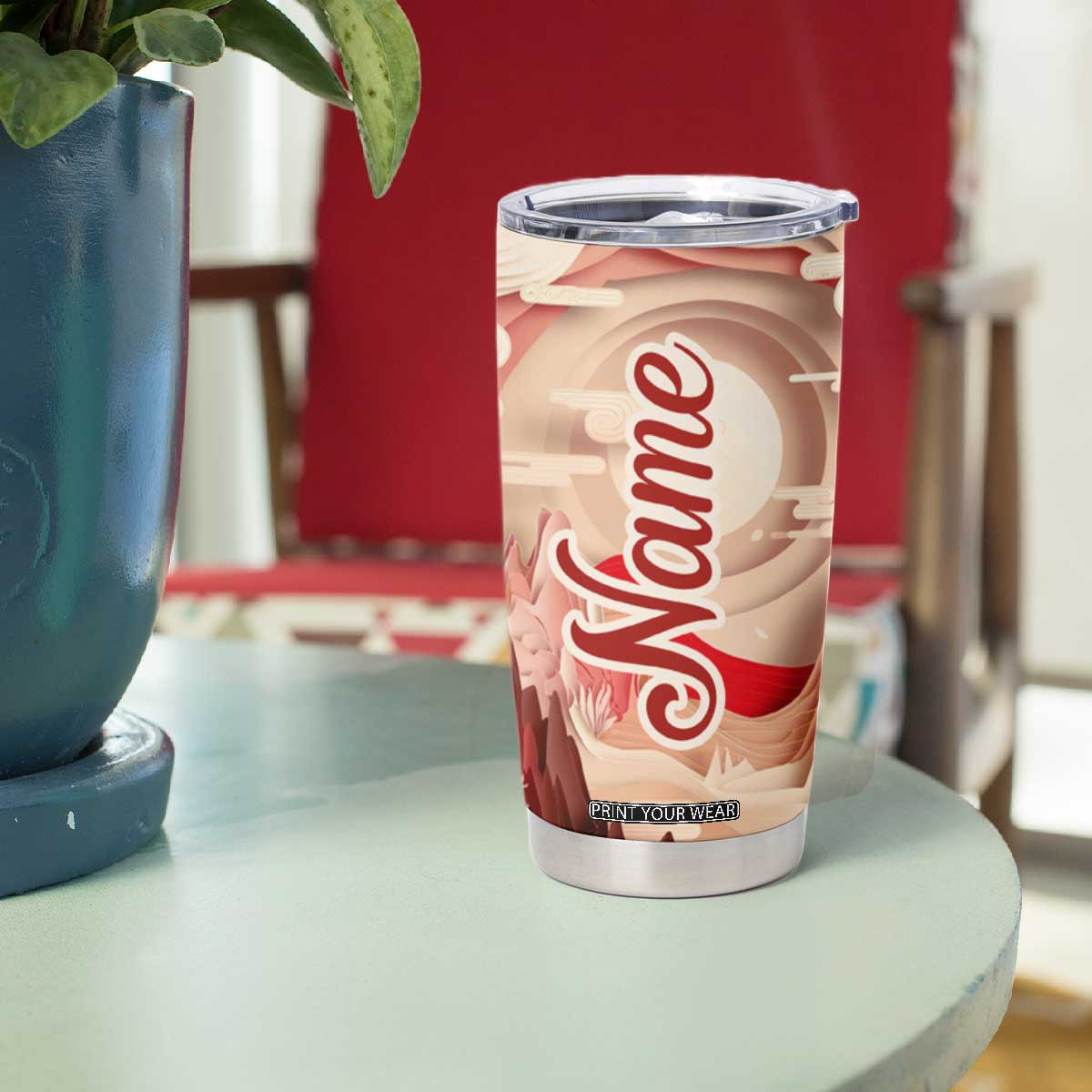 Dragon Quiling Paper Tumbler Cup Personalized TS04 Print Your Wear