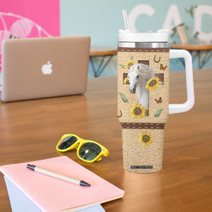 Horse Let Your Faith Be Bigger Than Your Fear Tumbler With Handle Personalized TS04 Print Your Wear