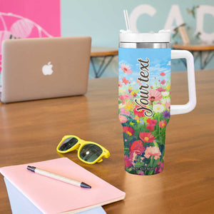 Retro Pug Tumbler With Handle Personalized TS04 Print Your Wear