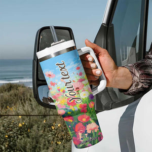 Retro Pug Tumbler With Handle Personalized TS04 Print Your Wear