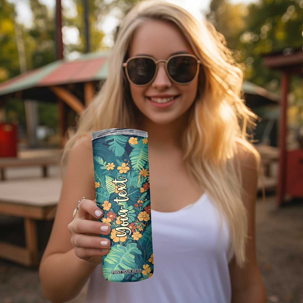 Retro Dachshund Skinny Tumbler Personalized TS04 Print Your Wear