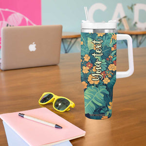 Retro Dachshund Tumbler With Handle Personalized TS04 Print Your Wear