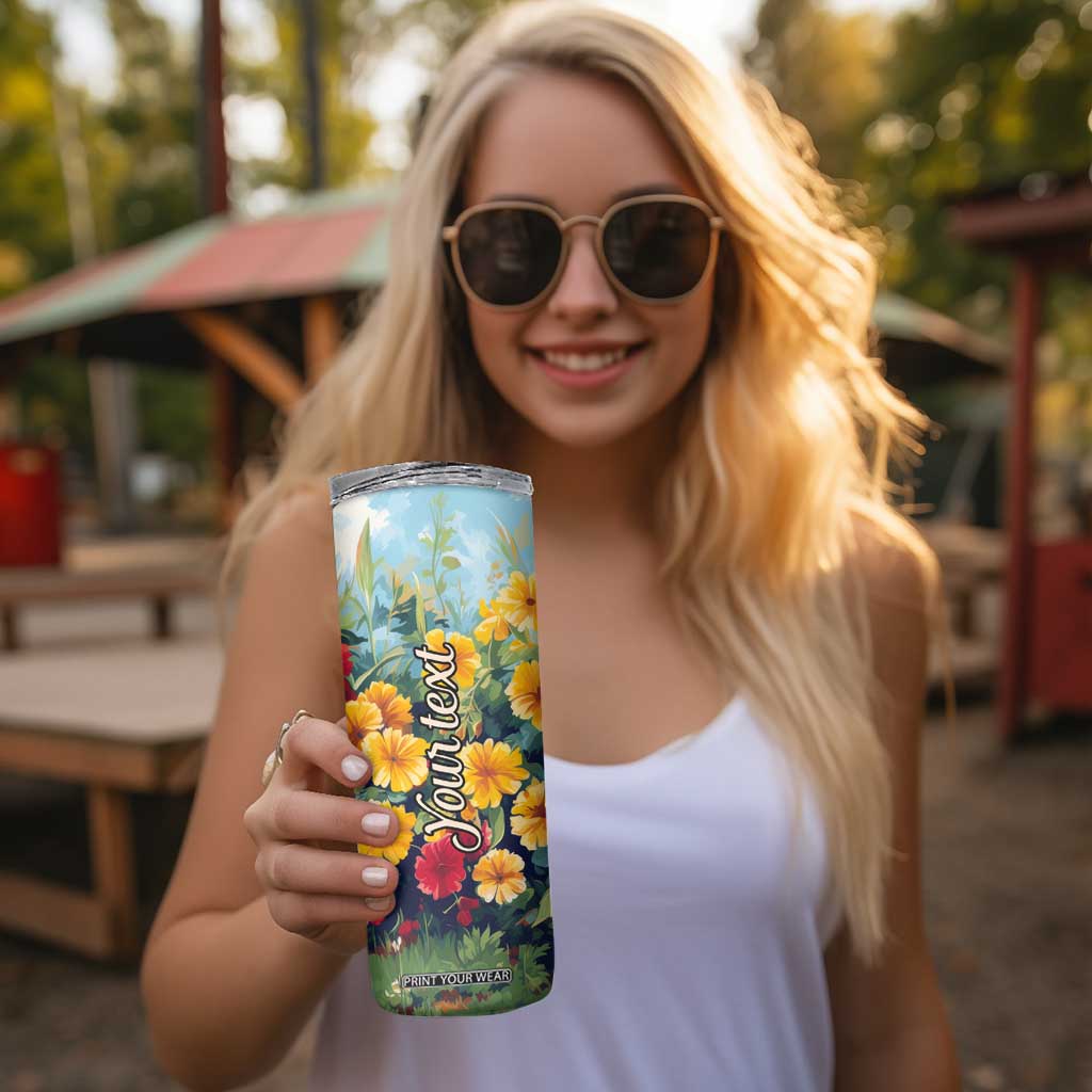 Retro Corgi Skinny Tumbler Personalized TS04 Print Your Wear