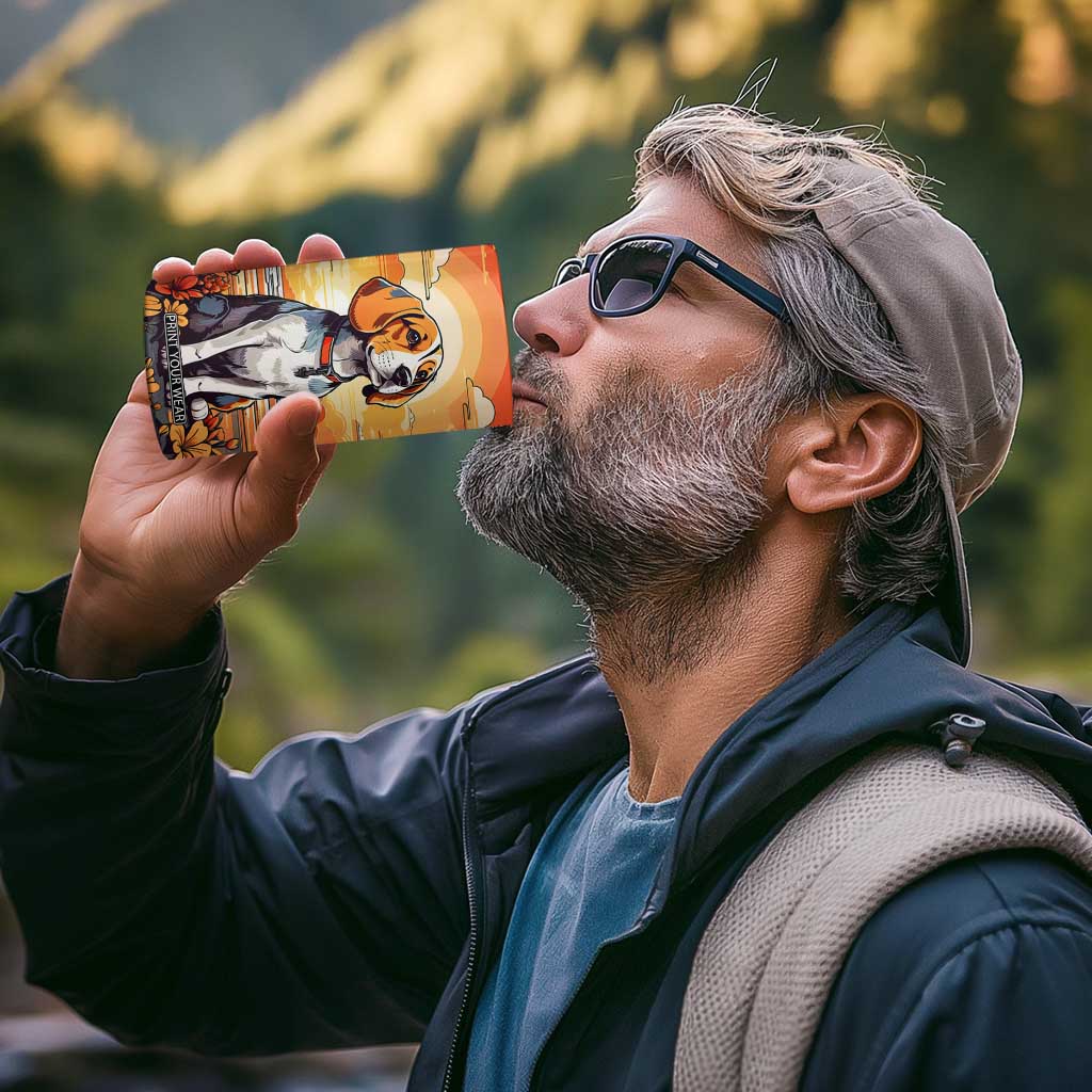 Retro Beagle 4 in 1 Can Cooler Tumbler Personalized TS04 Print Your Wear