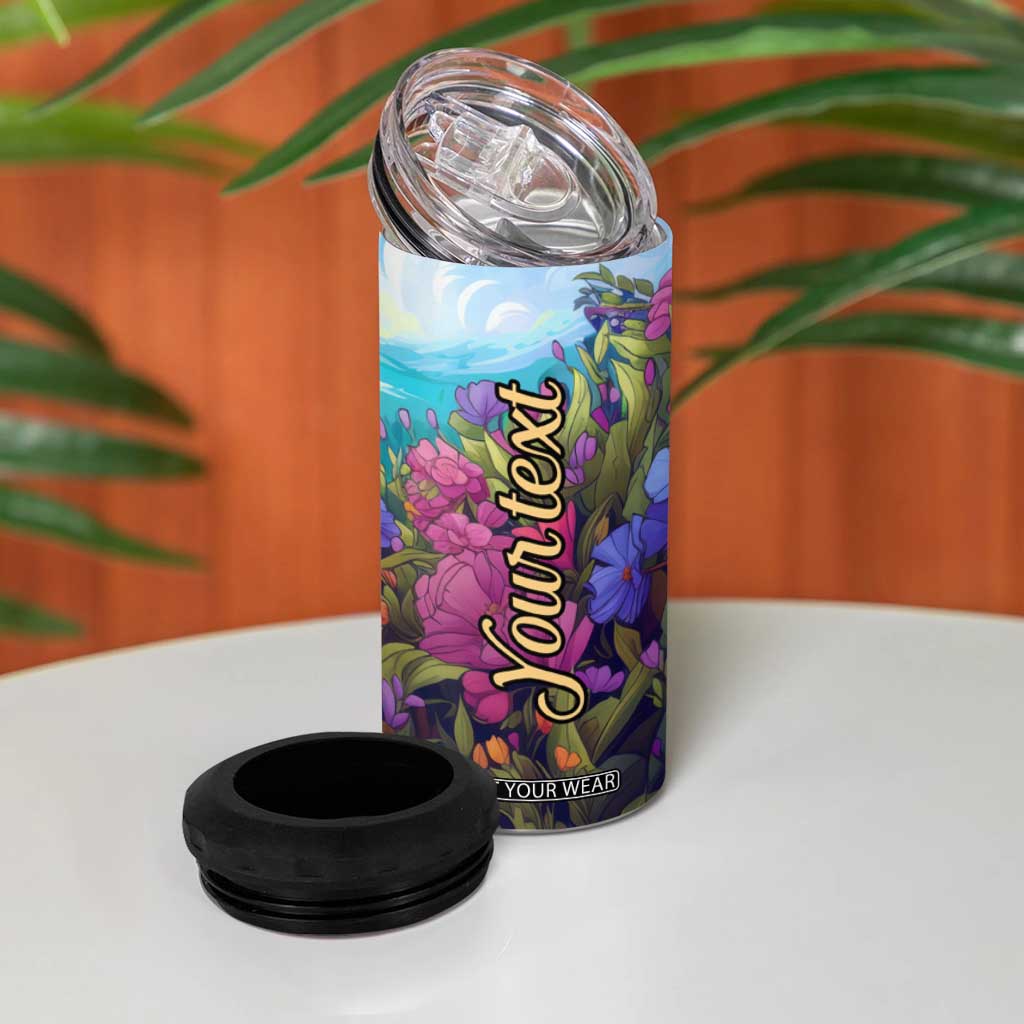 Retro Golden Retriever 4 in 1 Can Cooler Tumbler Personalized TS04 Print Your Wear