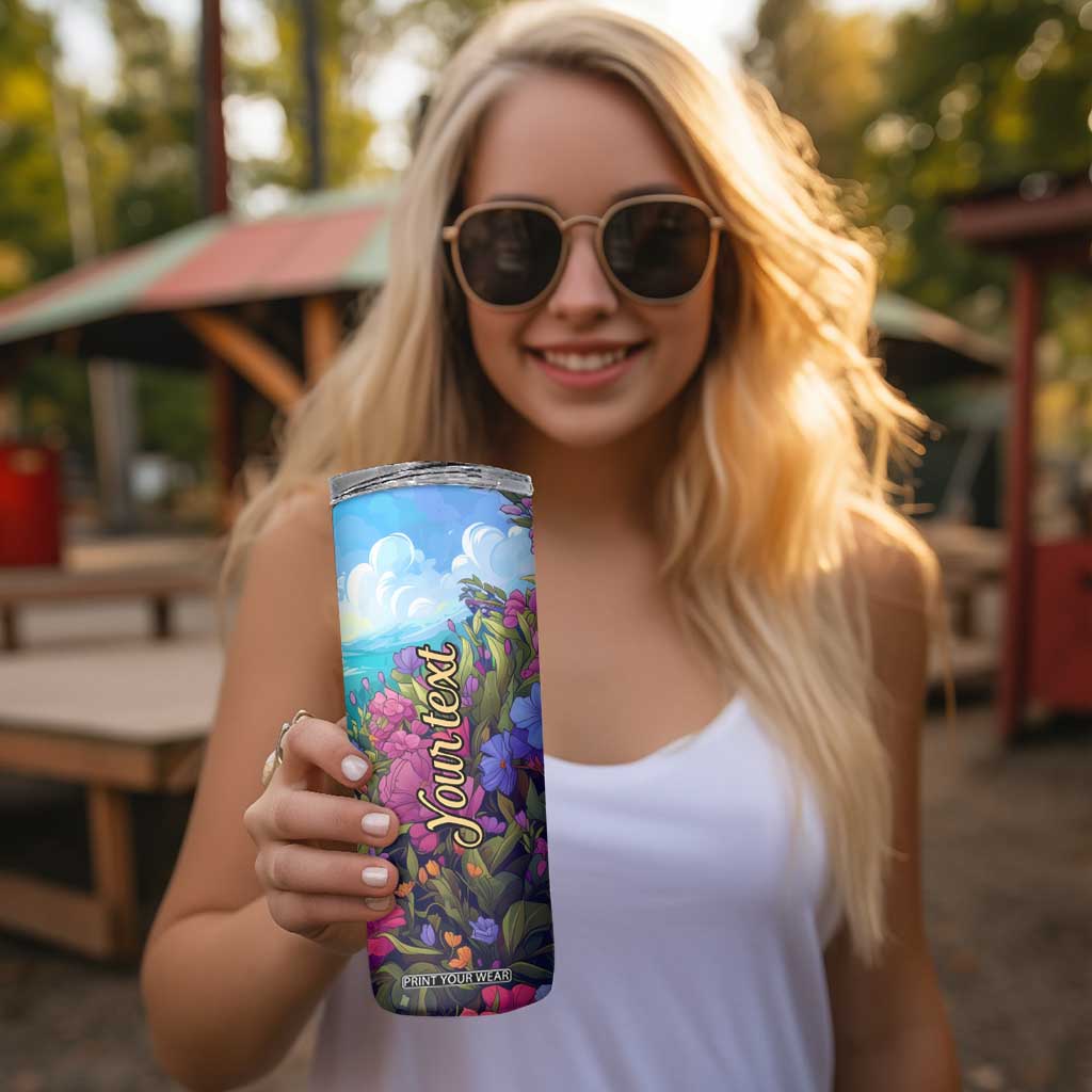 Retro Golden Retriever Skinny Tumbler Personalized TS04 Print Your Wear