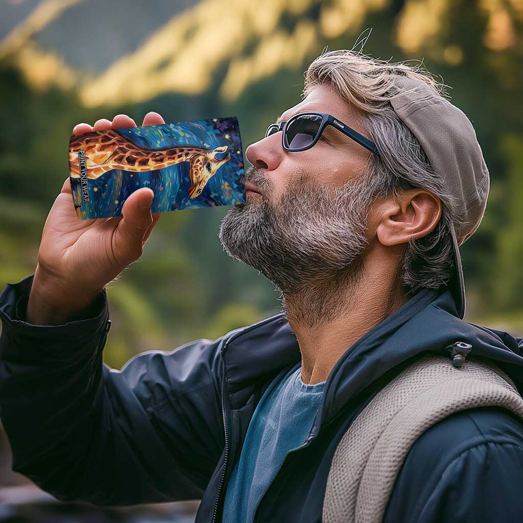 Giraffe Starry Night 4 in 1 Can Cooler Tumbler Personalized TS04 Print Your Wear