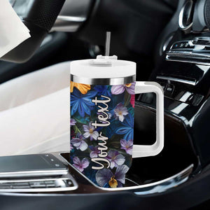 Elephant Paper Quiling Tumbler With Handle Personalized TS04 Print Your Wear