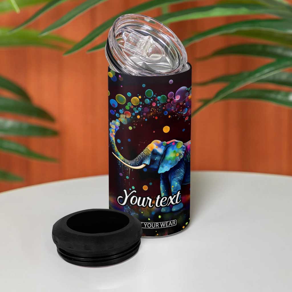 I Suffer From Oed Obsessive Elephant Disorder 4 in 1 Can Cooler Tumbler Personalized TS04 Print Your Wear