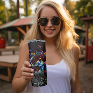 I Suffer From Oed Obsessive Elephant Disorder Skinny Tumbler Personalized TS04 Print Your Wear