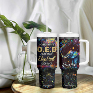 I Suffer From Oed Obsessive Elephant Disorder Tumbler With Handle Personalized TS04 Print Your Wear